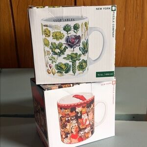 NEW YORK PUZZLE COMPANY - 2 MUGS